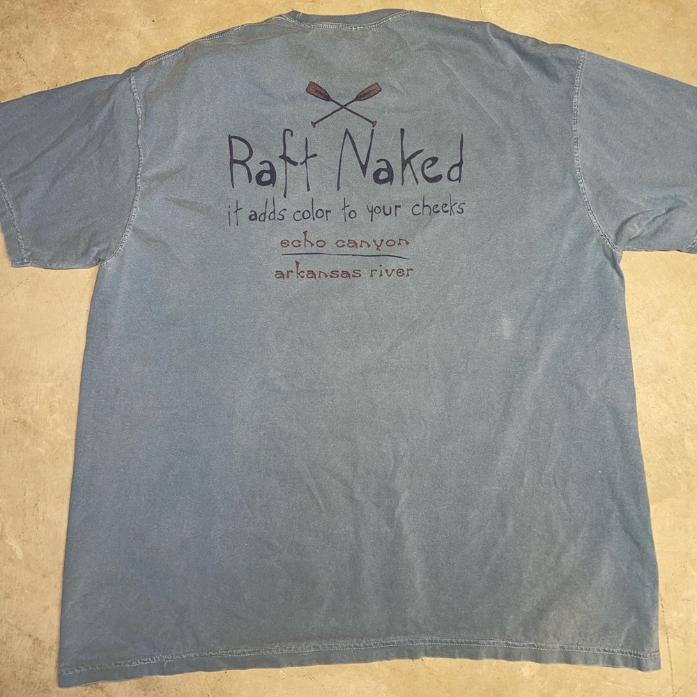 Raft Naked Echo Canyon Tee Size XXL